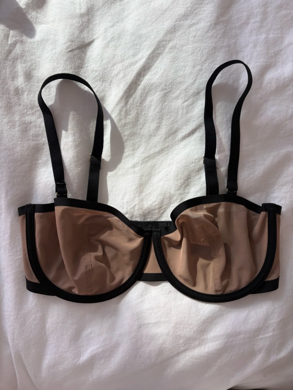 CUUP baconette bra nude mesh 32E